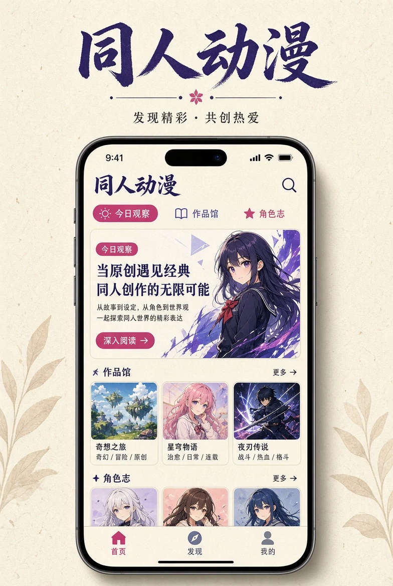 同人动漫手机端阅读服务与章节浏览插图